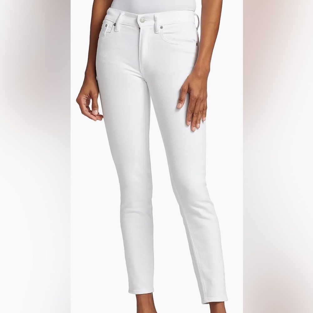 Denim Supply Ralph Lauren Women's Skinny White Stretch Jeans 29 X 32
